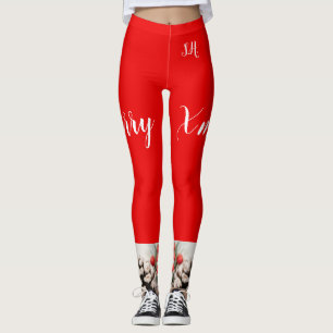 Weihnachten Leggings Hochwaisted Capris, Sport