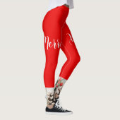 Weihnachten Leggings Hochwaisted Capris, Sport (Rechts)