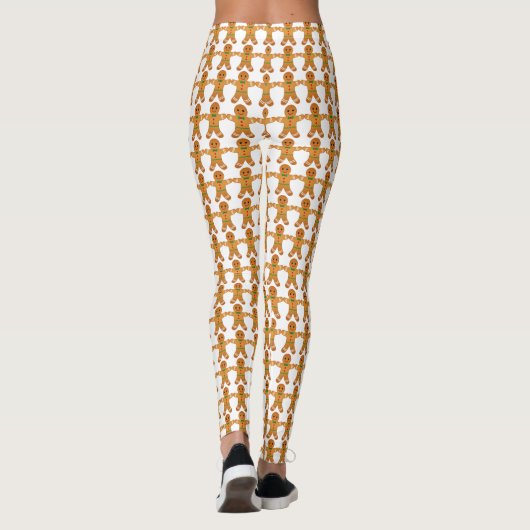 Weihnachten Leggings - Lebkuchenmänner (Rückseite)