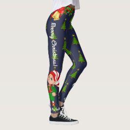 Weihnachten-Leggings Weihnachtsfarbe Leggings