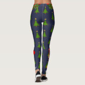 Weihnachten-Leggings Weihnachtsfarbe Leggings (Rückseite)