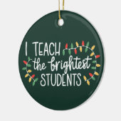 Weihnachten lehre ich den Brightesten Schülern Keramik Ornament (Links)