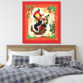 Weihnachten Leinwanddruck (Insitu (Schlafzimmer))