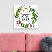 Weihnachten Leinwanddruck (Insitu (Wohnzimmer))