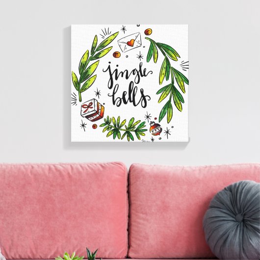 Weihnachten Leinwanddruck (Insitu (Wohnzimmer))