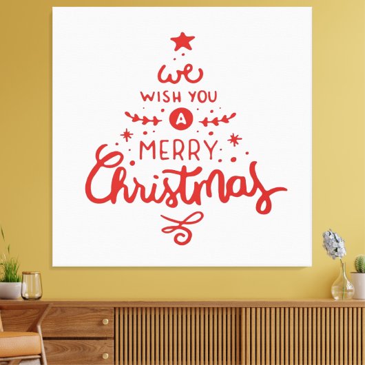 Weihnachten Leinwanddruck (Insitu (Wohnzimmer))