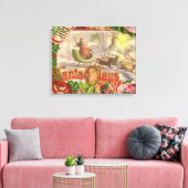 Weihnachten Leinwanddruck (Insitu (Wohnzimmer))