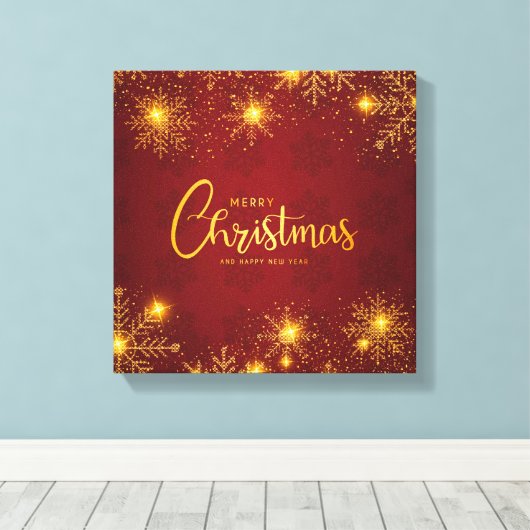 Weihnachten Leinwanddruck (Insitu (Holzboden))