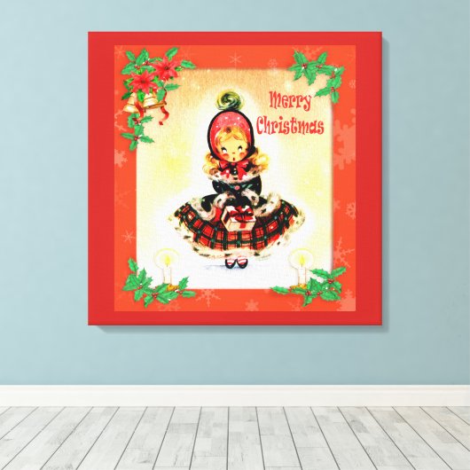 Weihnachten Leinwanddruck (Insitu (Holzboden))