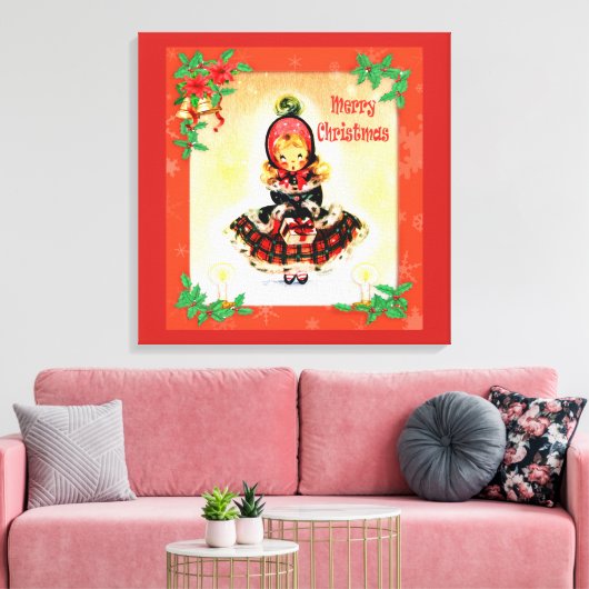 Weihnachten Leinwanddruck (Insitu (Wohnzimmer))