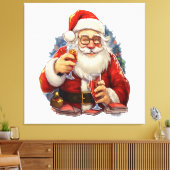 Weihnachten Leinwanddruck (Insitu (Wohnzimmer))