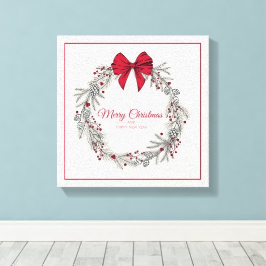 Weihnachten Leinwanddruck (Insitu (Holzboden))
