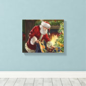 Weihnachten Leinwanddruck (Insitu (Holzboden))