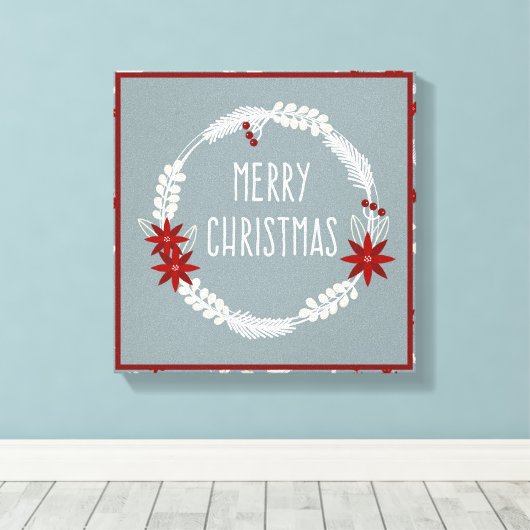 Weihnachten Leinwanddruck (Insitu (Holzboden))