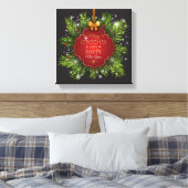 Weihnachten Leinwanddruck (Insitu (Schlafzimmer))