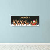 Weihnachten Leinwanddruck (Insitu (Holzboden))