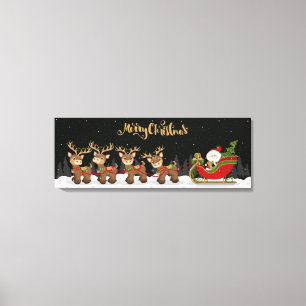 Weihnachten Leinwanddruck