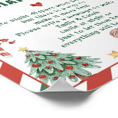 Weihnachten"Letzte Nacht Windeln"Baby Showspielkar Poster (Ecke)