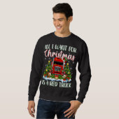 Weihnachten leuchtet Weihnachten Alles, was ich zu Sweatshirt (Vorne ganz)
