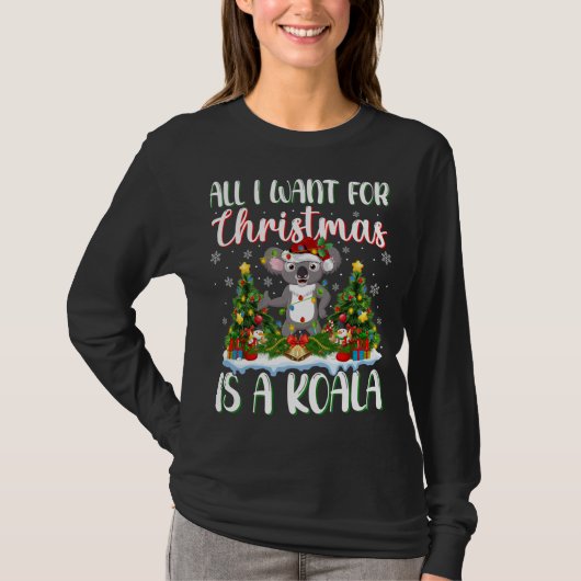 Weihnachten leuchtet Weihnachten Alles, was ich zu T-Shirt (Vorderseite)