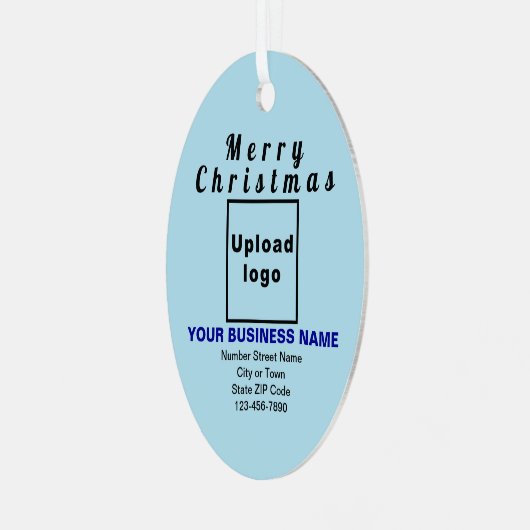 Weihnachten Leuchtfeuer Oval Metal Ornament (Vorderseite links)