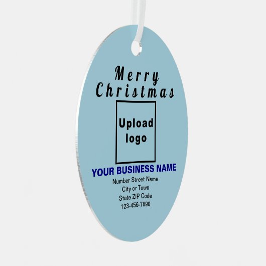 Weihnachten Leuchtfeuer Oval Metal Ornament (Vorderseite Rechts)