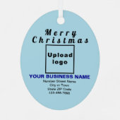 Weihnachten Leuchtfeuer Oval Metal Ornament (Rückseite)