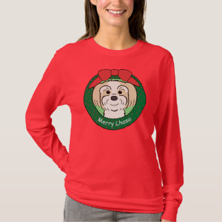 Weihnachten Lhasas Apso T-Shirt