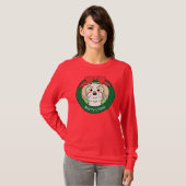 Weihnachten Lhasas Apso T-Shirt (Vorne ganz)