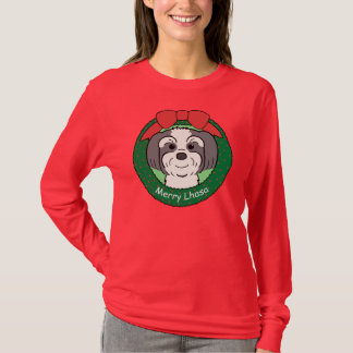 Weihnachten Lhasas Apso T-Shirt