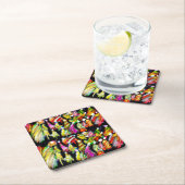 Weihnachten Licht Bäume Magnet Tür Schild Papier P Rechteckiger Pappuntersetzer (Vor Ort)