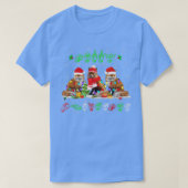 Weihnachten Lichter Frohe Weihnachten für Asl Sign T-Shirt (Design vorne)