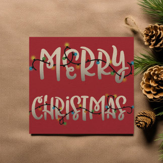 Weihnachten Lichter Frohe Weihnachts-Platz Foto-Ka