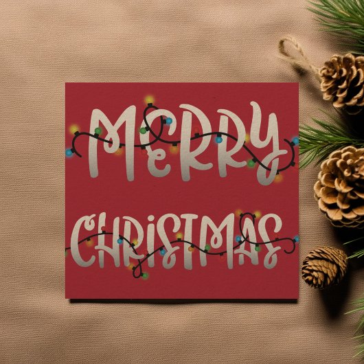 Weihnachten Lichter Frohe Weihnachts-Platz Foto-Ka