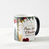 Weihnachten Liebe Frieden Farbverändernde Tasse (VorderseiteRechts)