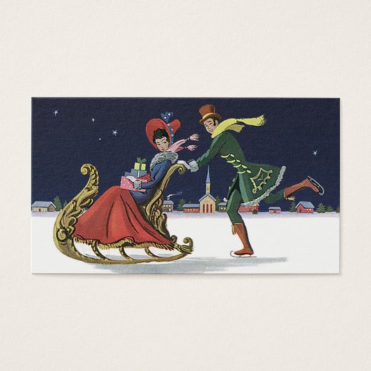 Weihnachten, Liebe Ice Skaten (Vorderseite)