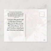 Weihnachten Liebe ist Geboren Elegante Rote Flora (Rückseite)