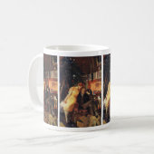 Weihnachten, Liebe und Romantik Kaffeetasse (Vorderseite Links)