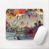 Weihnachten, Liebe und Romantik Sleigh Mousepad (Mit Mouse)
