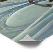 Weihnachten, Liebe und Romantik Sleigh Poster (Ecke)