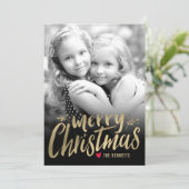 Weihnachten Liebe Weihnachten Weihnachten Fotokart (Stehend Vorderseite)