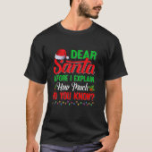 Weihnachten lieber Weihnachten, bevor ich erkläre, T-Shirt (Vorderseite)