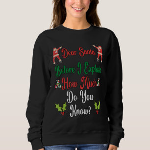 Weihnachten liebt Weihnachten Ich kann Weihnachten Sweatshirt