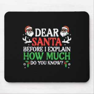 Weihnachten liebt Weihnachten, wie viel kennst du  Mousepad