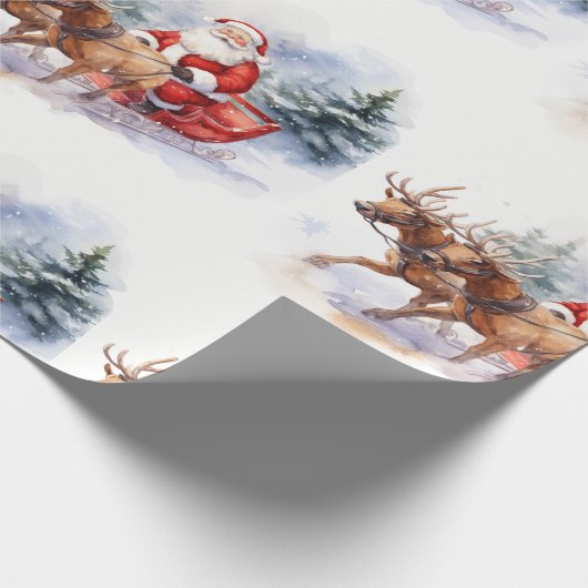 Weihnachten liefert Geschenke Geschenkpapier (Ecke)