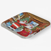 Weihnachten liefert Geschenke Pappteller (Gewinkelt)