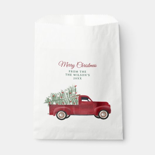 Weihnachten Lieferwagen Weihnachten Weihnachten We Geschenktütchen (Vorderseite)