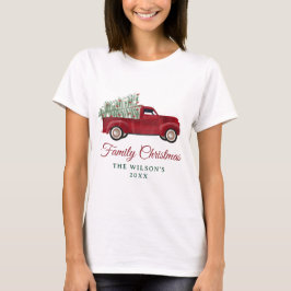 Weihnachten Lieferwagen Weihnachten Weihnachten We T-Shirt