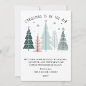 Weihnachten liegt in der Luft Modern Boho (Vorderseite)