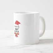 Weihnachten - Lit Classic Jumbo-Tasse (Vorderseite Rechts)